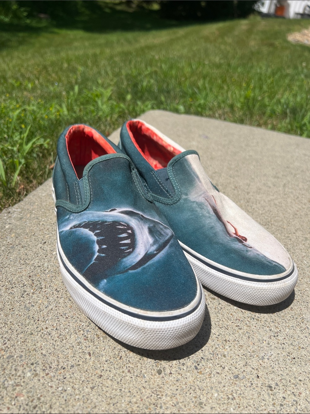 Sperry Topsider Jaws Graphic Slip-On Boat Shoe Sneakers Men’s Size 9M